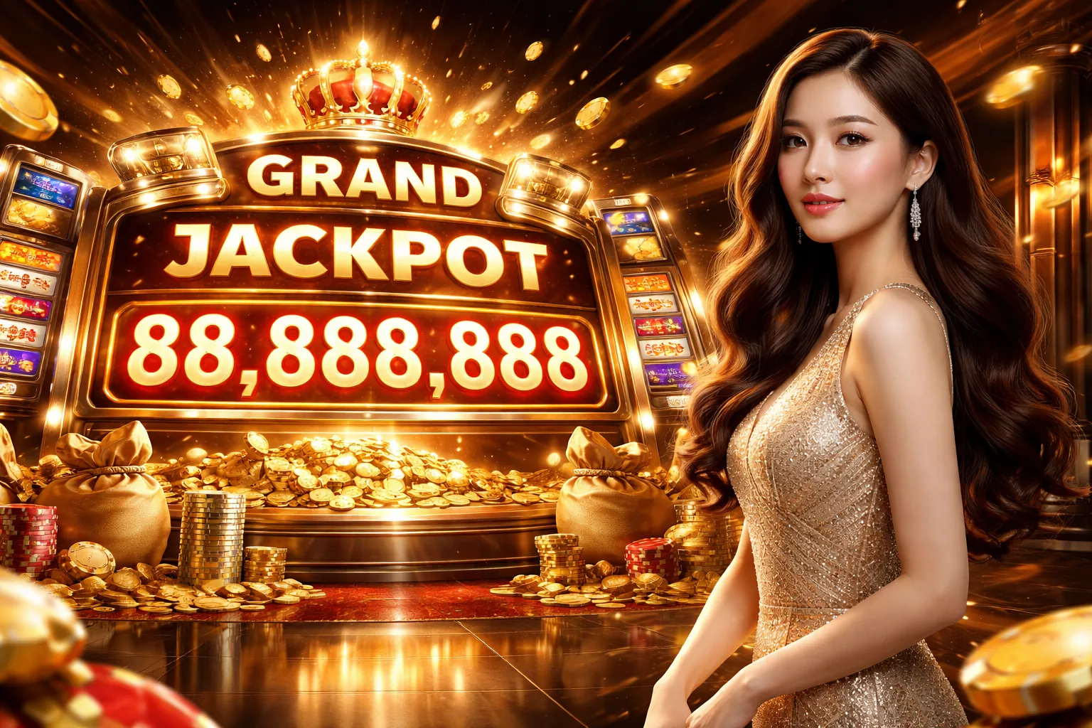 Hình ảnh chính về trò chơi Slot Games và đăng ký abc8
